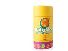 Baby roo - Umývatelné fixy jar melo - 12ks