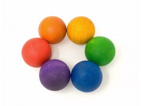 Coloured Balls 6 pcs (6 colours) , Grapat