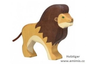 Lev – dřevěné zvířátko Holztiger