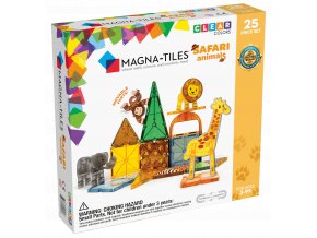 Magna Tiles - ZVÍŘATA SAFARI 25 KS