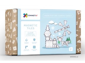 Connetix Tiles 34 kusů - Clear Pack