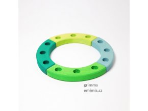 Narozeninový kruh zeleno tyrkysový malý Grimms