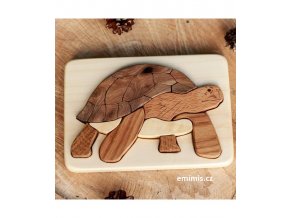 Puzzle želva - Cocoletes wooden toys