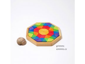 Dřevěné puzzle osmihran oktagon - octagon small - grimms