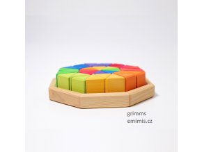 Kostky puzzle osmihran - octagon - grimms