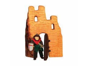Castle building with doors - Bikeho