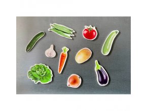 vegetables bamboo magnetic pieces