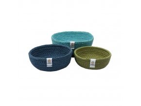 jute mini bowl set ocean