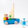 Tahací hračka – loďka plachetnice , Grimms
