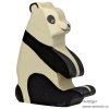 Panda medvídek sedící – vyřezávané zvířátko ze dřeva Holztiger
