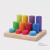 Stacking Game Small Rainbow Rollers - Grimms