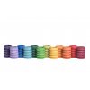 Coloured Rings 72 pcs , Grapat