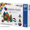 Valtech Magnetická stavebnice Magna Tiles 32 průhledná