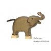 Slon malý se zvednutým chobotem – dřevěné zvířátko Holztiger