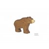 Medvěd hnědý – dřevěné zvířátko Holztiger