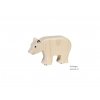 Medvěd lední krmící se – dřevěné zvířátko Holztiger
