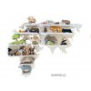 Shelf for wooden animals - Bioboo Profi