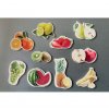 fruits bamboo magnetic pieces