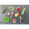 vegetables bamboo magnetic pieces