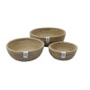 jute mini bowl set natural