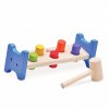 wed 3089 02 Hammer Bench Basic Learning 18 months wooden toys gift toy educational toy quality kid toy made in Thailand Wonderworld toy eco friendly rubberwood 600x600