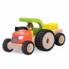 ww 4042 02 Mini Tractor Miniworld 18 month wooden toys gift toy educational toy quality kid toy made in Thailand Wonderworld toy eco friendly rubberwood 600x600