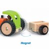 ww 4042 03 Mini Tractor Miniworld 18 month wooden toys gift toy educational toy quality kid toy made in Thailand Wonderworld toy eco friendly rubberwood 600x600