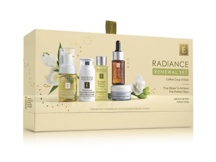 Eminence Organics Radiance Renewal Set box left angle