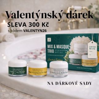 💖 Valentýnské překvapení 💖 Uděláte radost sobě i svým blízkým! Nakupte dárkovou sadu nad 1500 Kč a získejte 300 Kč slevu....