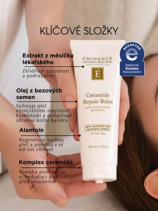 Regenerační balzám s ceramidy z kolekce Advanced Care pomáhá zklidnit podráždění, zmírnit pocit pnutí a obnovit kožní...