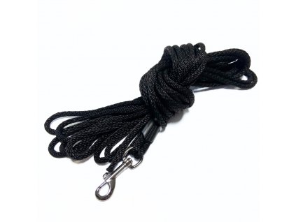 Stopovací vodítko lanové FooFoo 6 mm - černé