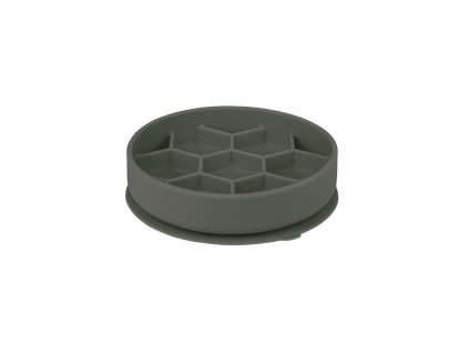 Zolux Miska Slow Feeder SILICONE šedá M