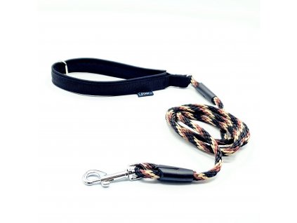 FooFoo voditko kulate hneda bezova cerna 150cm 01