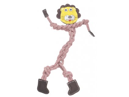 animALL Mr. Roper Lev kůže + lano, 47 cm / 9 mm