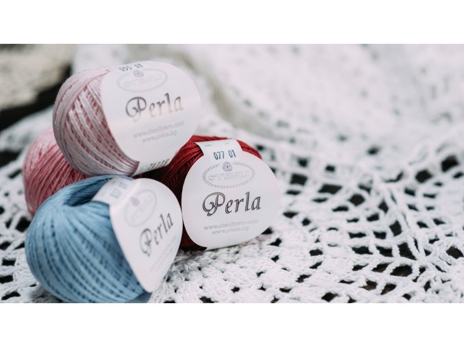 Stenli Perla – elegantná letná priadza s jemným leskom