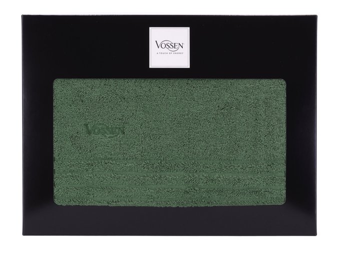 Dárkový box Vienna Style - evergreen (ručník + osuška)