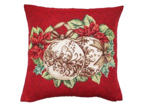 Gobelínový povlak vánoční hvězda s ozdobami