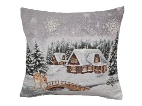 Gobelínový povlak zimní chaloupky