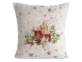 Gobelínový vánoční povlak svíčky