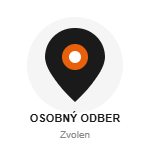 Osobný odber Zvolen