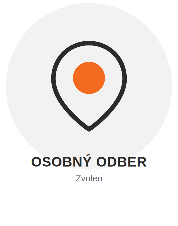 Osobný odber Zvolen