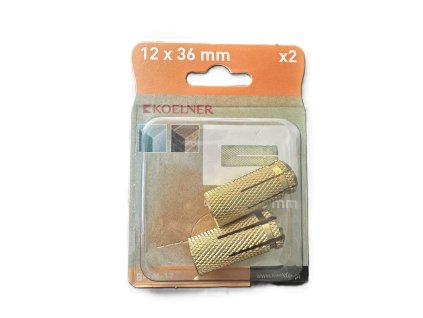 Kotva rozpínacia mosadzná 12x36 mm B-TM12 bal.2 ks