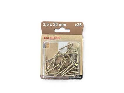 Skrutka UC 3,5x30mm univerzálna skrutka do dreva zapustená hlava bal.35ks