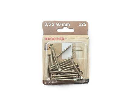 Skrutka UC 3,5x40mm univerzálna kalená do dreva zapustená hlava bal.25ks