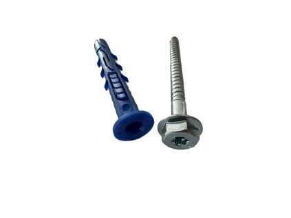 Hmoždinka rámová s poz. 6hran. skrutkou a limcom 10x80 mm