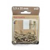 Skrutka UC 3,5x20mm univerzálna skrutka do dreva zapustená hlava bal.40ks