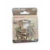 Skrutka UC 5x25 mm univerzálna skrutka do dreva zapustená hlava bal.22 ks
