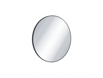 Zrcadlo Virro kulaté černé 60 cm