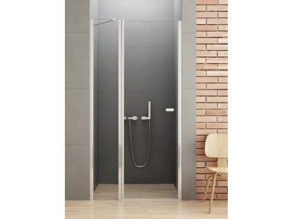 Dveře sprchové New Soleo Chrom 90 cm s pevným dílem