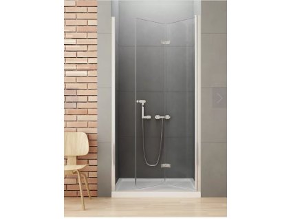 Dveře sprchové New Soleo Chrom 80 cm pravé, zalamovací